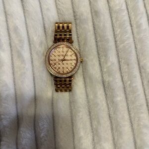 Gold Patterned Watch
